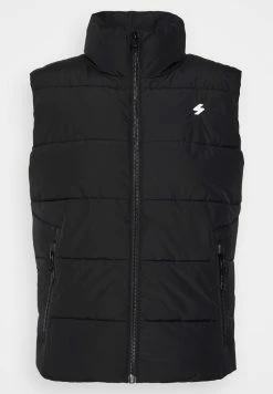 Superdry Waistcoat - Black -Superdry Shop bc7980948f214150bde3abb2623c08a3