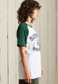 Superdry LOOSE FIT CALI BASEBALL - Print T-shirt - Ice Marl -Superdry Shop bc86e2bc6ea440b3ad5747ba8ac7a8dc