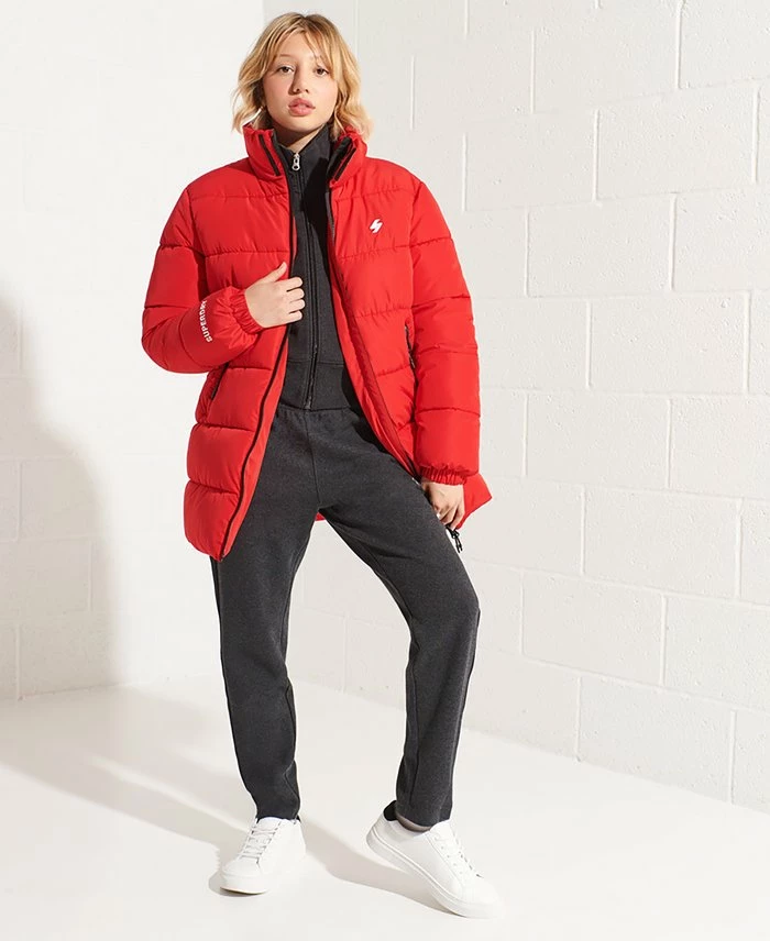 Superdry Winter Jacket - Risk Red 2 Superdry Winter Jacket - Risk Red - Image 2