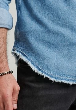 Superdry RESURRECTION - Shirt - Light Wash -Superdry Shop bcecf0c0656e4dbaba25649c830c7c00