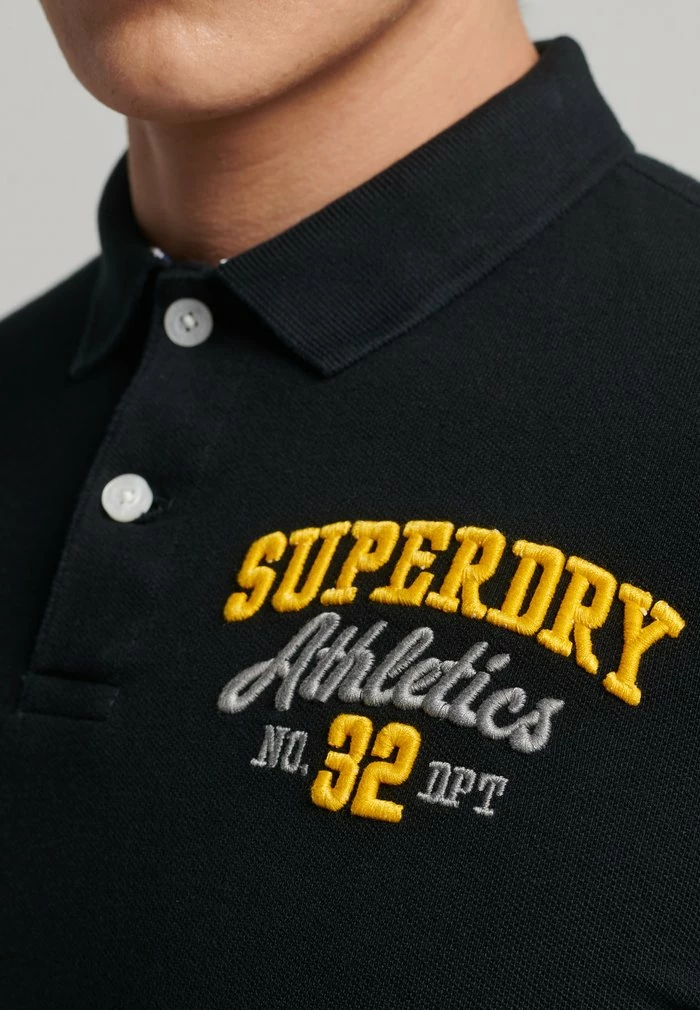 Superdry Polo Shirt - Black 4 Superdry Polo Shirt - Black - Image 4
