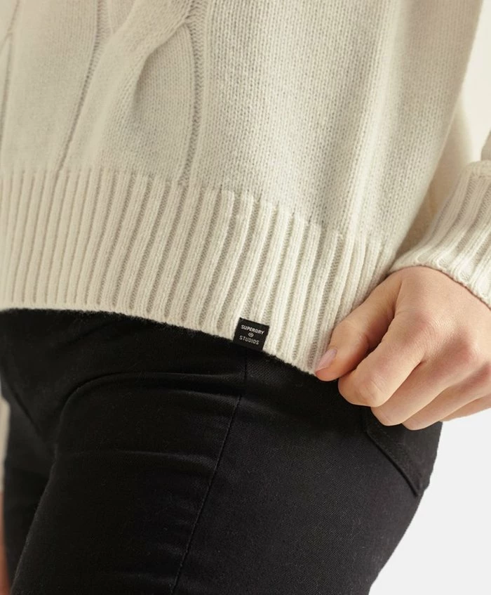 Superdry Jumper - White 6 Superdry Jumper - White - Image 6