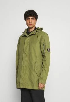 Superdry SERVICE FISHTAIL - Parka - Lieutenant Olive