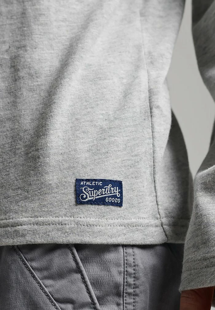 Superdry VINTAGE LOGO INTEREST - Long Sleeved Top - Athletic Grey Marl 5 Superdry VINTAGE LOGO INTEREST - Long Sleeved Top - Athletic Grey Marl - Image 5