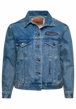 Superdry BOYFRIEND CRAFTED - Denim Jacket - Covelo Mid Vintage Souvenir -Superdry Shop bdb1331aeb874e88951931d741441153