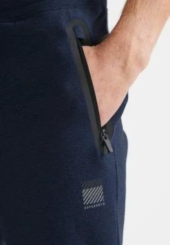 Superdry Tracksuit Bottoms - Navy Marl Dark Grey -Superdry Shop bdfe1f0e0bf7402ab37a6620f29a0a15