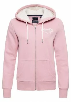 Superdry PRIDE IN - Zip-up Sweatshirt - Soft Pink -Superdry Shop be538c8bc35849b6b40bc36b17bcf95e