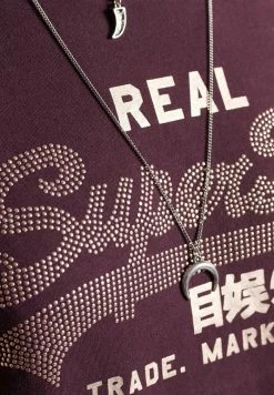 Superdry VINTAGE LOGO BOHO SPARKLE - Print T-shirt - Rich Deep Burgundy -Superdry Shop be9d1214620b46a5a15b6f7687464c52