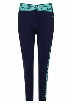Superdry Leggings - Trousers - Rich Navy Hot Mint -Superdry Shop bec0024ea203430b8123036e1d8f92c6
