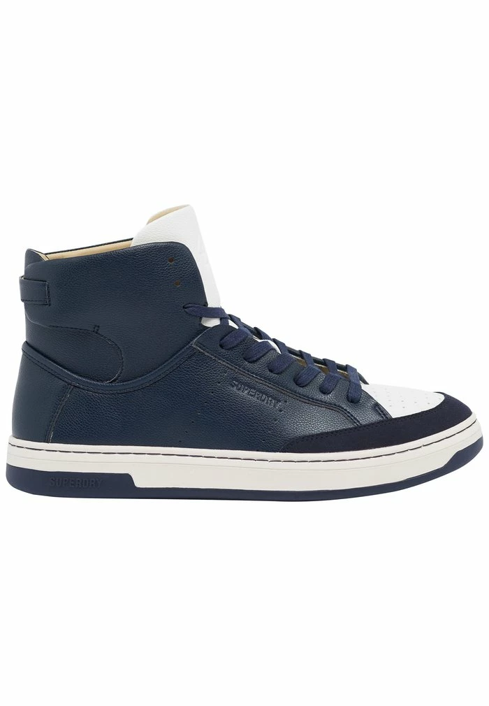 Superdry BASKET SPORT - High-top Trainers - Deep Navy 4 Superdry BASKET SPORT - High-top Trainers - Deep Navy - Image 4