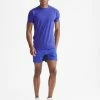Superdry RUN - Print T-shirt - Cobalt Blue
