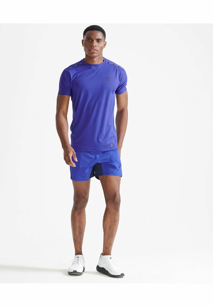Superdry RUN - Print T-shirt - Cobalt Blue 1 Superdry RUN - Print T-shirt - Cobalt Blue