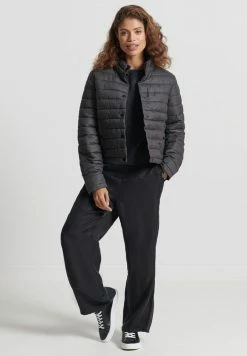 Superdry Winter Jacket - Grey Dogstooth