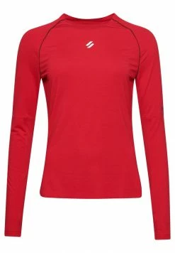 Superdry Long Sleeved Top - Carmine Red -Superdry Shop bf4488fae1d149e289c3eef3f9adc5fa