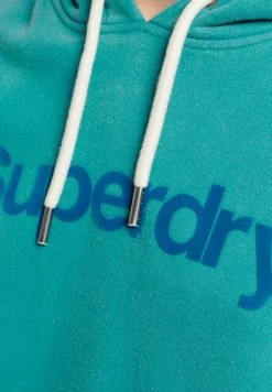 Superdry CORE LOGO - Hoodie - Biscay Bay -Superdry Shop bf71d8776676482a9a96990390793e25