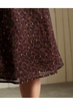 Superdry A-line Skirt - Leopard Print -Superdry Shop bf91e6c1f452472a8c21936d52432127