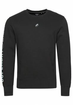 Superdry CODE LINEAR LOOSE - Sweatshirt - Charcoal -Superdry Shop bfe8057b9aa14d8aa4fb9ba310455216