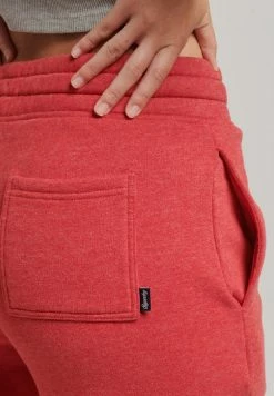 Superdry VINTAGE COLLEGIATE - Tracksuit Bottoms - Risk Red Marl -Superdry Shop bfec6f91690747ce9e59b779c23c2fd5