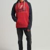 Superdry VINTAGE ACHILLES RAGLAN - Hoodie - Red