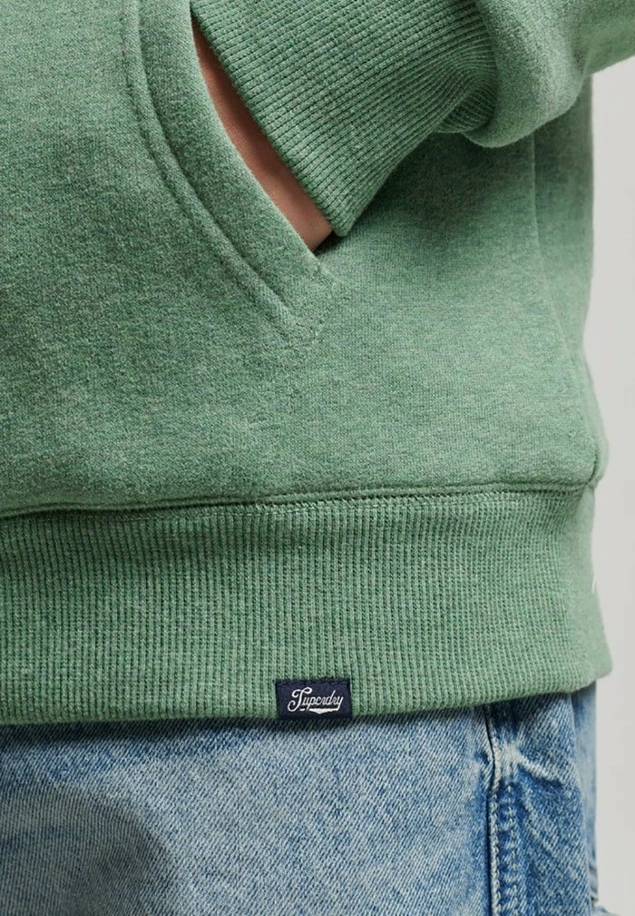 Superdry ESSENTIAL BORG - Zip-up Sweatshirt - Winter Mint Marl 4 Superdry ESSENTIAL BORG - Zip-up Sweatshirt - Winter Mint Marl - Image 4