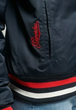 Superdry Bomber Jacket - Nordic Chrome Navy -Superdry Shop c0268dda2dd04918b0c4570e794d09c0