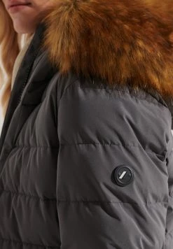 Superdry Winter Coat - Charcoal -Superdry Shop c03df656bcbd4193884a2f8d094e6f2a