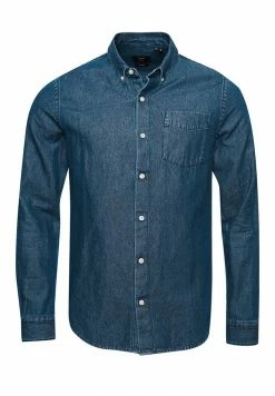 Superdry CLASSIC - Shirt - Mid Wash -Superdry Shop c098391e8cd54b059f10a32e2285a596