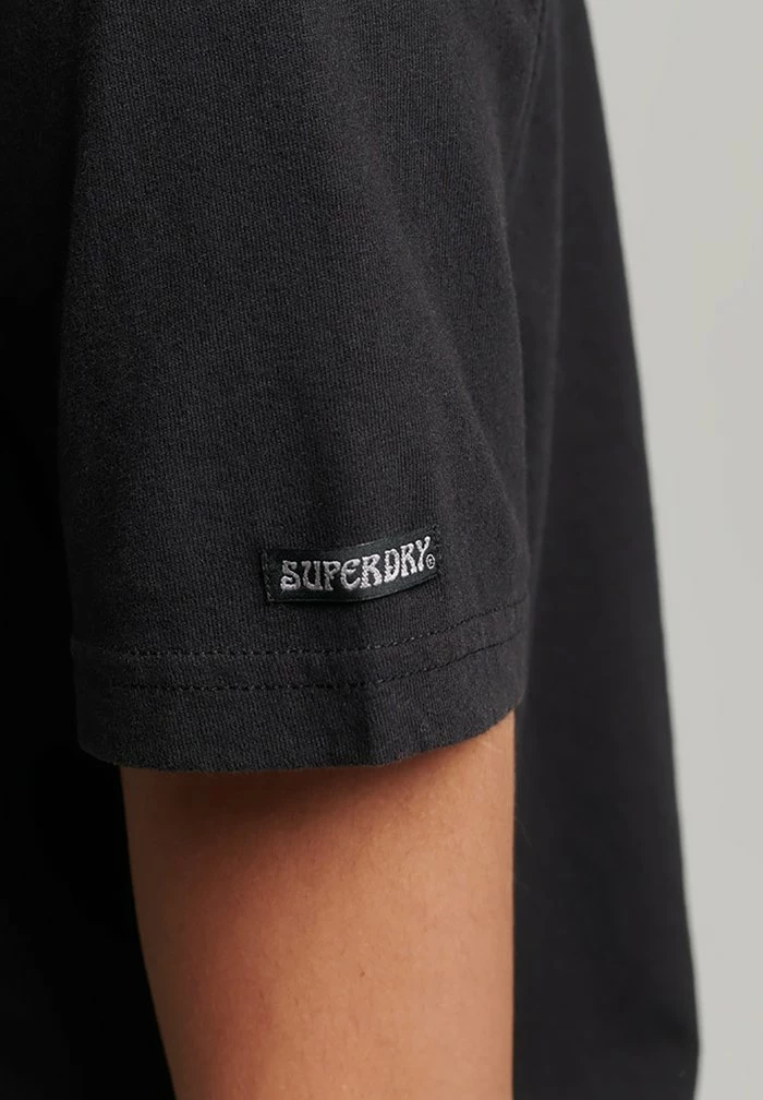 Superdry VINTAGE VENUE INTEREST - Print T-shirt - Black 3 Superdry VINTAGE VENUE INTEREST - Print T-shirt - Black - Image 3