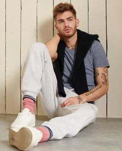 Superdry VINTAGE LOGO - Basic T-shirt - Tois Blue Grit -Superdry Shop c0b9e02732a546b498159d2a567e1b50