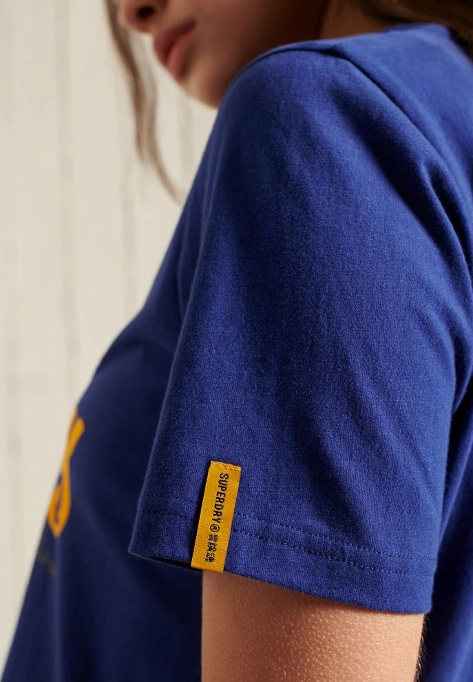 Superdry Print T-shirt - Neptune Blue 3 Superdry Print T-shirt - Neptune Blue - Image 3