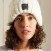 Superdry CABLE BEANIE - Beanie - White