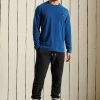 Superdry LONG SLEEVE - Long Sleeved Top - Full Indigo Wash
