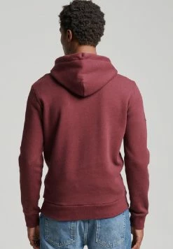 Superdry Sweatshirt - Deepest Burgundy Grit -Superdry Shop c181092b358246fb873f5880a3645f51