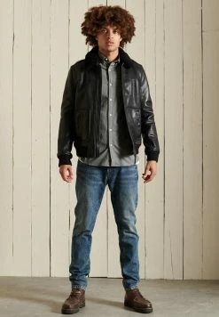 Superdry VINTAGE OXFORD - Shirt - Surplus Goods Olive