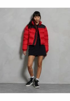 Superdry CODE - Down Jacket - High Risk Red