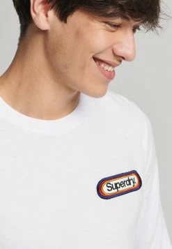 Superdry VINTAGE CORE LOGO SEASONAL - Long Sleeved Top - Brilliant White -Superdry Shop c1b6402e776d4ae9a9142e8fbe2068dc