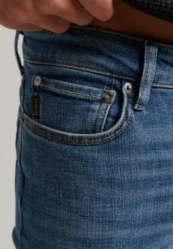 Superdry Slim Fit Jeans - Stanton Bright Blue Rip -Superdry Shop c1e24a21a1fc43928681efc1e1cdba8c