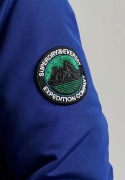 Superdry EVEREST - Parka - Cobalt -Superdry Shop c268ce07efa744739f0dfb8ac73360b0