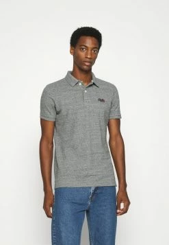 Superdry CLASSIC - Polo Shirt - Flint Steel Grit
