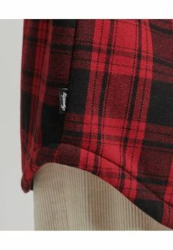 Superdry BORG - Light Jacket - Red Check -Superdry Shop c2977e18930944d2b2908675ce4072b3