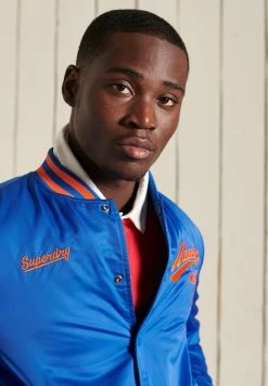 Superdry Bomber Jacket - Mazarine Blue 9 Superdry Bomber Jacket - Mazarine Blue -Superdry Shop c2a7854f1bb74de3917b636b334ce067