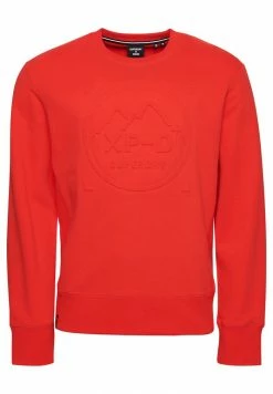 Superdry EXPEDITION CREW - Sweatshirt - Bright Red -Superdry Shop c2b6618558d8430a97c5063fd7aeda7f