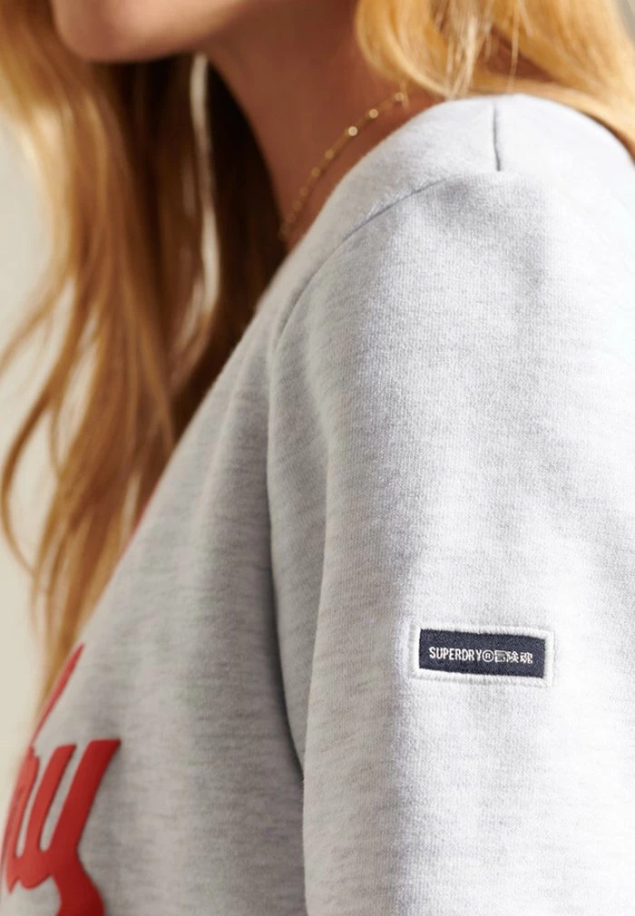 Superdry SCRIPT STYLE - Sweatshirt - Ice Marl 6 Superdry SCRIPT STYLE - Sweatshirt - Ice Marl - Image 6