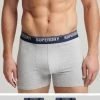 Superdry 2 PACK - Boxer Shorts - Yellow/grey