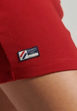 Superdry ESSENTIAL STRAPPY - Shift Dress - Risk Red -Superdry Shop c34b348c13464631a2b798bd22c20a67