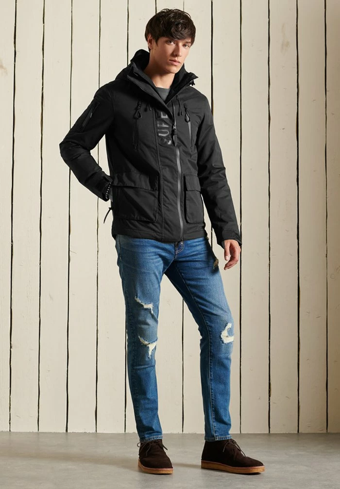 Superdry ULTIMATE MICROFIBRE - Light Jacket - Jet Black 1 Superdry ULTIMATE MICROFIBRE - Light Jacket - Jet Black