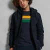 Superdry EXPEDITION - Zip-up Sweatshirt - Blue Black Twist