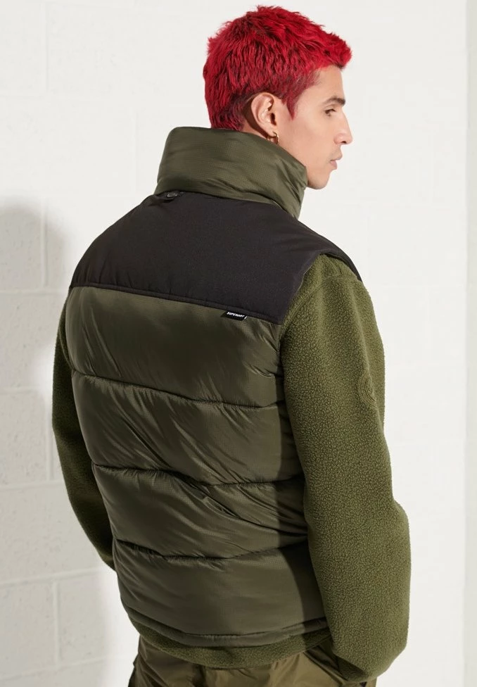 Superdry Waistcoat - Dark Moss 3 Superdry Waistcoat - Dark Moss - Image 3