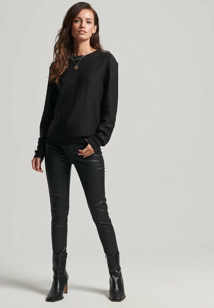 Superdry CREW NECK - Jumper - Black 1 Superdry CREW NECK - Jumper - Black