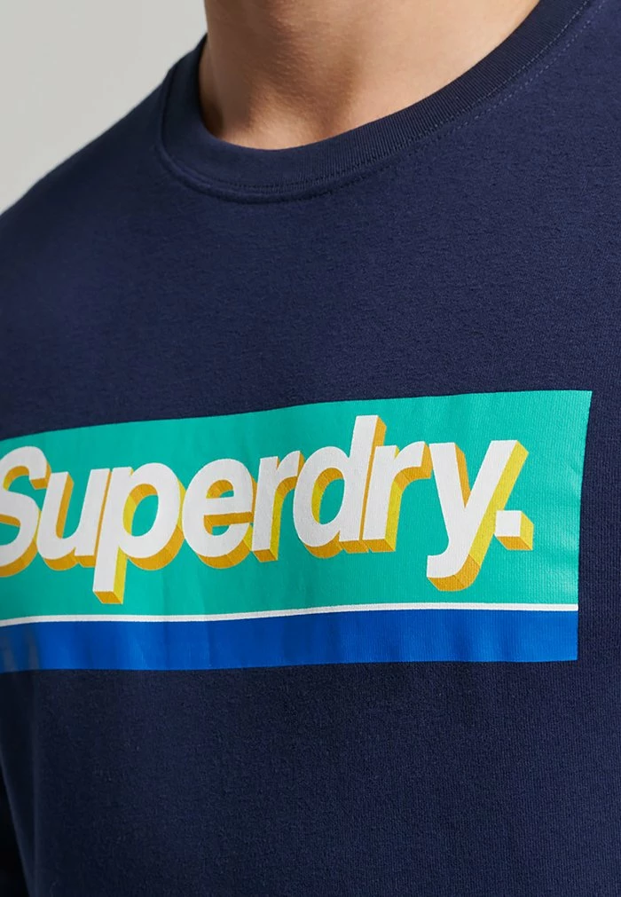 Superdry VINTAGE CORE LOGO SEASONAL - Long Sleeved Top - Atlantic Navy 2 Superdry VINTAGE CORE LOGO SEASONAL - Long Sleeved Top - Atlantic Navy - Image 2